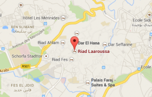 Riad Laaroussa on Google Maps